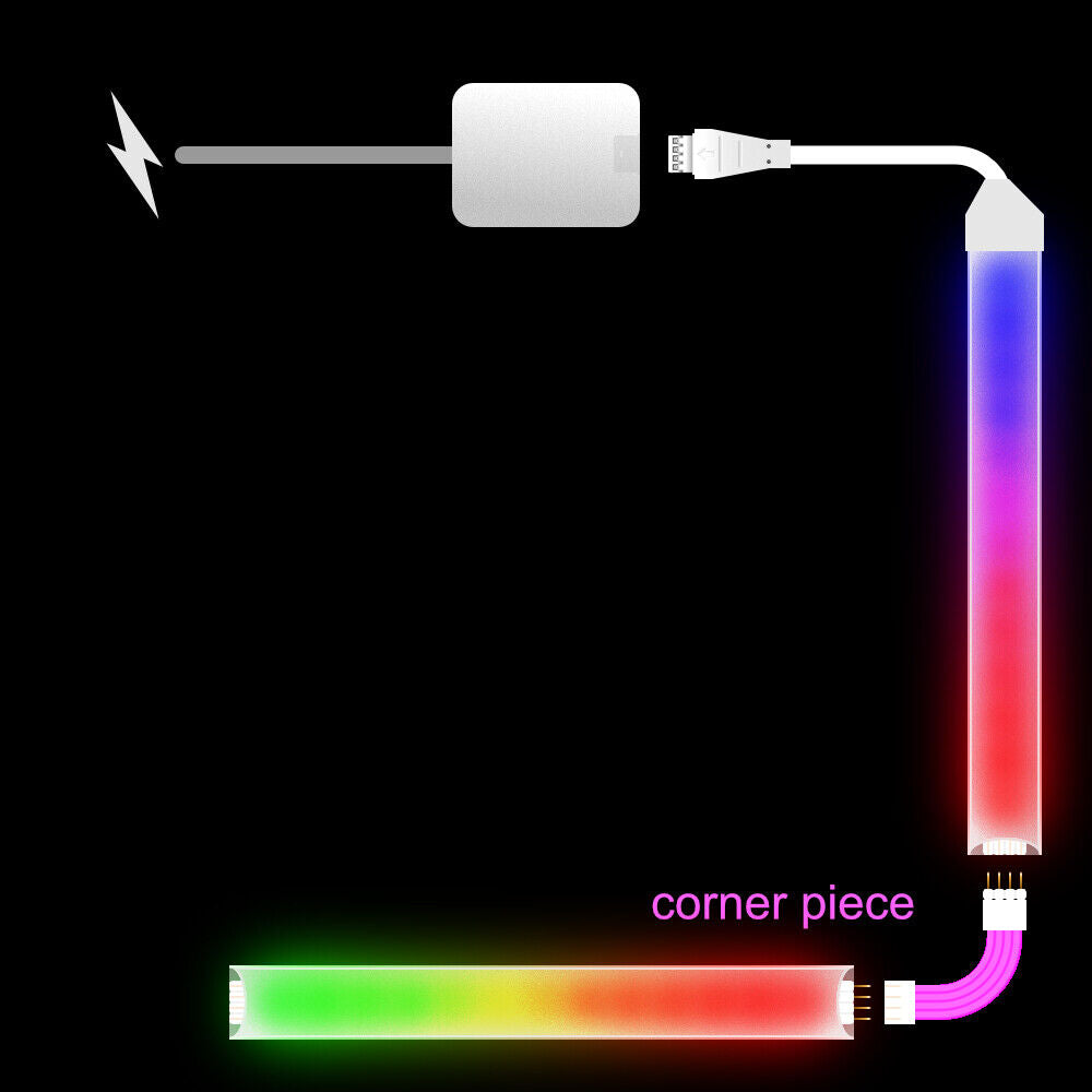Gradient - ECKE Stück Kabel | W