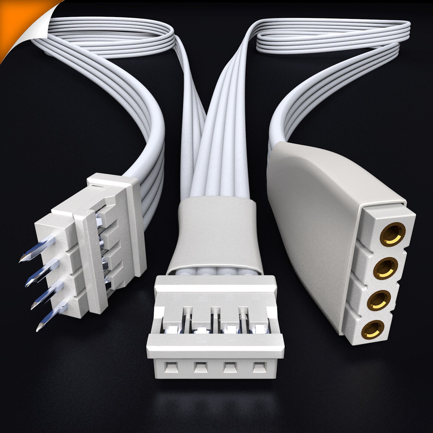 Gradient - Splitter WIT | CONTROLEKAST > Starter & Verlenging | in Meters