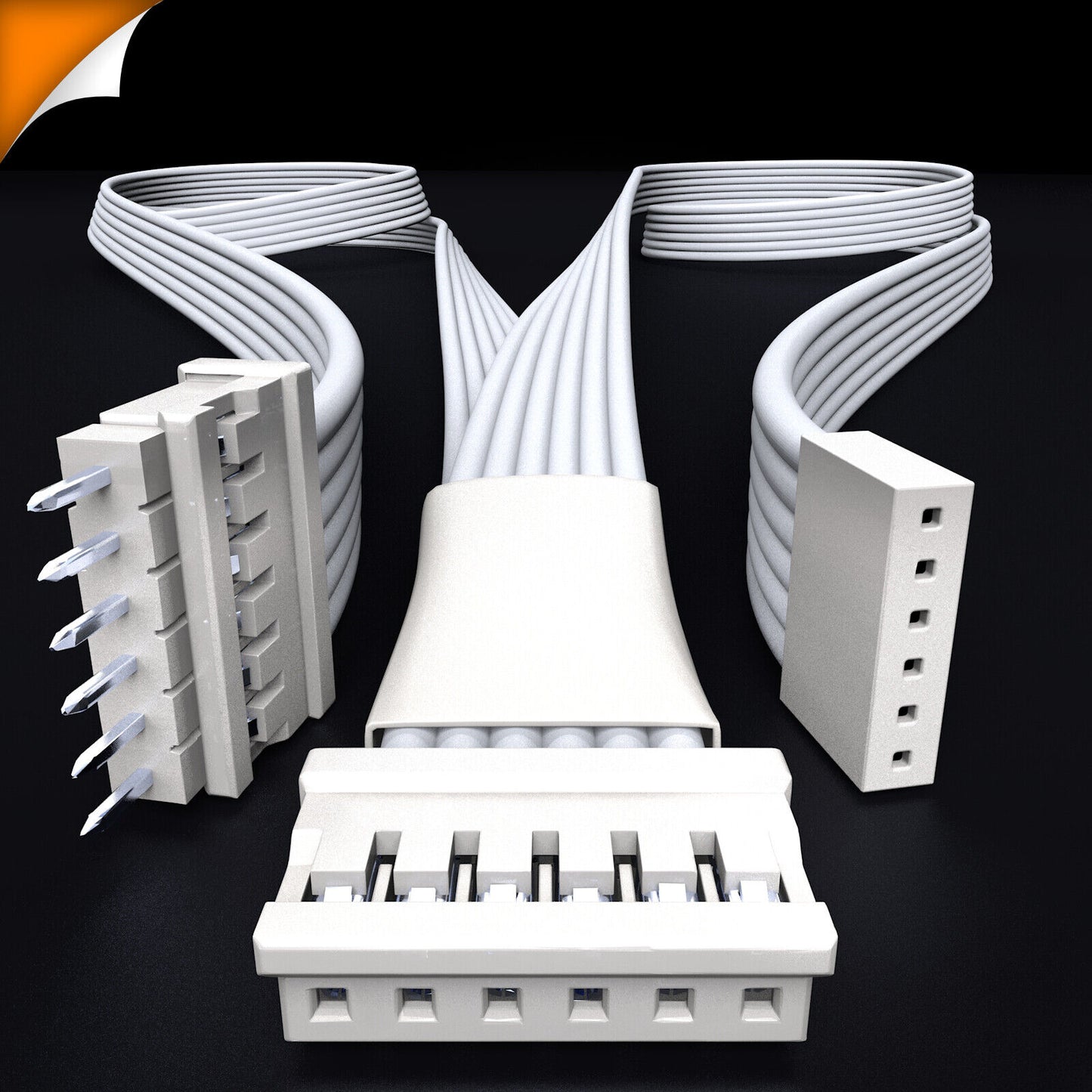Plus V4 - Splitter WIT | CONTROLEKAST > Starter & Afsnijdstuk | in Meters